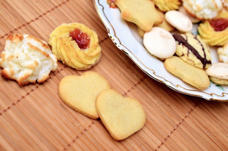 Moon and stars cookies